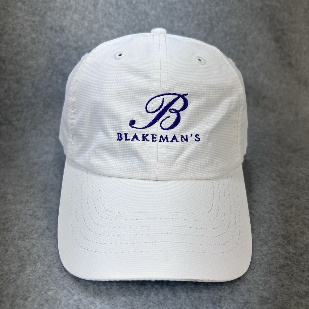 Arkansas Razorbacks Blakeman's Imperial White Adjustable Cap Back Logo Golf Hat